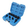 10PCS Twist Impact Socket with 8mm Straight Rod 3/8in Drive
