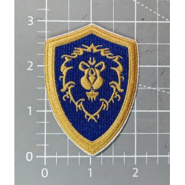 Unbranded Warcraft Alliance Patch Blizzard Video Games Embroidered Iron On Patch 3x2"