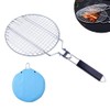 Grill Basket - Stainless Steel BBQ Portable Foldable Cooking Grate
