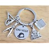 Engineer Keychain Architectural Engineer Design Engineering Graduation Computer Laptop Ruler