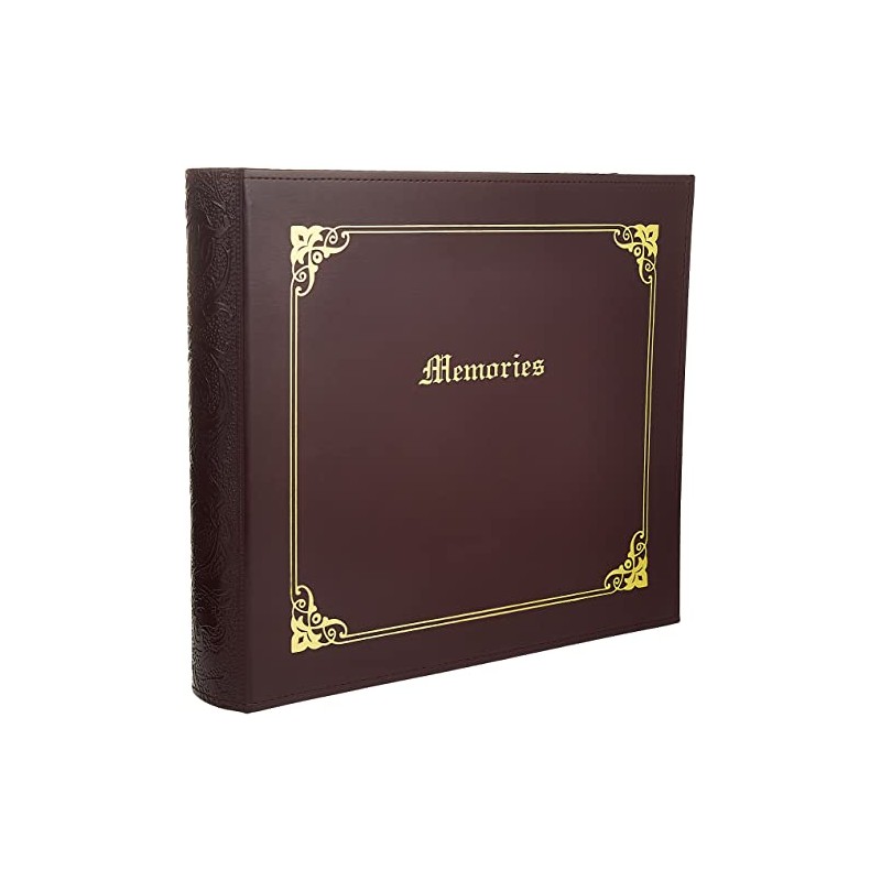 Pioneer 12 Inch by 12 Inch 3-Ring Sewn Italian Cover