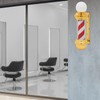 GMSLuu Barber Pole Light Rotating Hair Salon Open Sign,IP54 Waterproof,