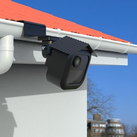 Bracket for Blink Camera Outdoor 4, Adjustable Weatherproof Gutter Mount with Protective Case for Blink Outdoor 4 Gen. Wall Mount Camera Holder Gutter Mount Accessories for Blink Outdoor Camera 4