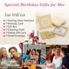 Annamate 80th Birthday Gifts for Women, Sterling Silver 8 Decade