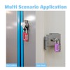 SISAV Combination Lock,4 Digit Gym Combination Padlock for School Lockers,Toolbox,Fence