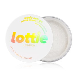 Lottie London Ready Set! Go in True Translucent, Lightweight Pressed Setting Powder, Infused with Hyaluronic Acid, Long-wear & Soft-Focus Matte Finish