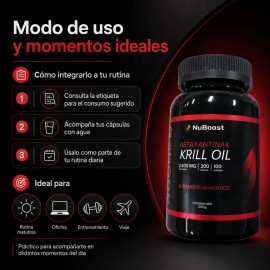 Krill Oil Astaxantina 200 Cápsulas Suplemento Alimenticio