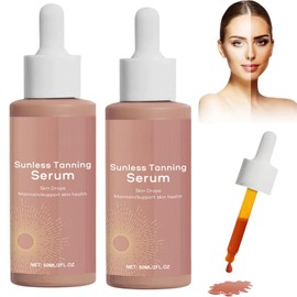 Sunless Tanning Drops,Self-Tanning Nourishing Tan Enhancer Drops,Face Tanni/ng Drop/s,Tannin/g Moisturiser for Body/Face,Sunbed Tannin/g Accelerator,Tan Accelerator for Sun,Enhances Natural Skin Tone
