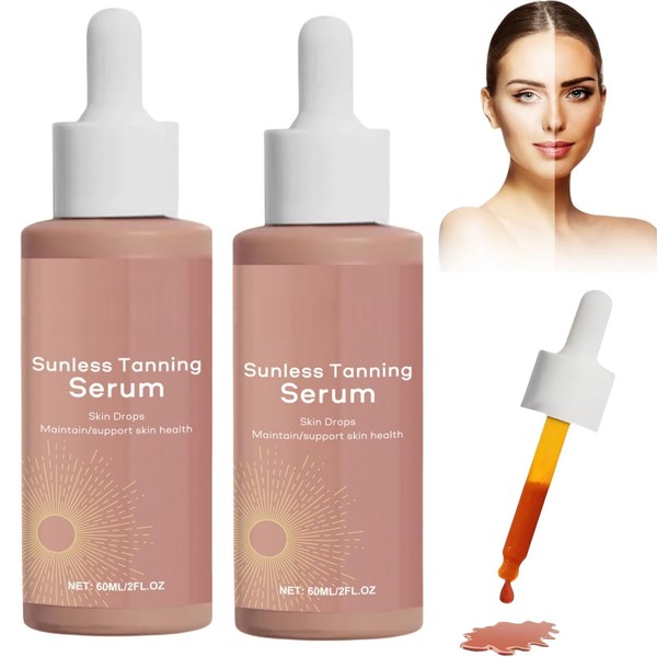 Sunless Tanning Drops,Self-Tanning Nourishing Tan Enhancer Drops,Face Tanni/ng Drop/s,Tannin/g Moisturiser