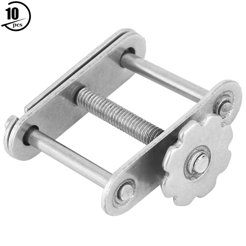 Atyhao Pack of 10 Hose Clamp, Laboratory Rubber Pipe Sealing