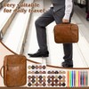 Leather Bible Cover for Men Large Bible Carrying Case with