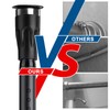 Tension Curtain Rod, 42 to 72 inch Adjustable Heavy Duty