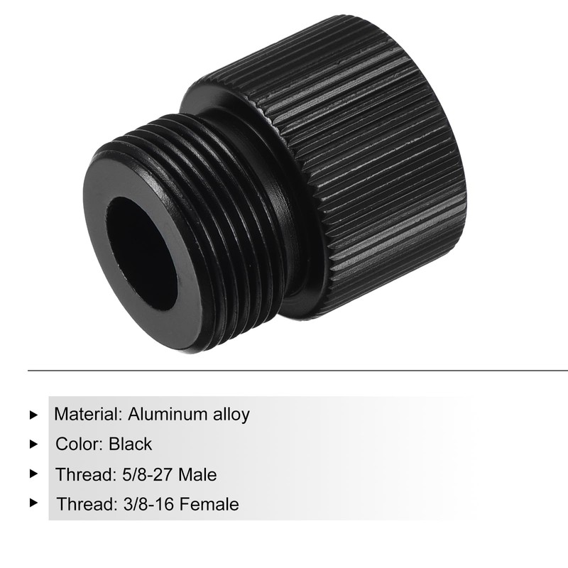 MECCANIXITY Microphone Stand Adapter 5/8-27 Male to 3/8-16 Female Camera