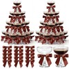 100 Set Plastic Champagne Tower Glasses 5 oz Coupe Cocktail