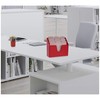 Acrimet Horizontal Triple File Folder Holder Organizer, Open Top Desktop