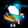 1 Pair 8mm 10mm Universal Motorcycle Rear View Mirrors Scooter