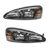 Driver & Passenger Side Headlight Assembly Set Headlights Driver &