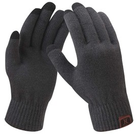 FZ FANTASTIC ZONE Women's Winter Touchscreen Wool Magic Gloves Warm Knit Fleece Lined for Women