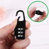 Bymivofun Pack of 8 Combination Lock, Mini Padlock, 3-Digit Combination