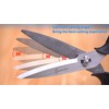 Food Scissors - Stainless Steel Kitchen Shears for Food, Chicken,