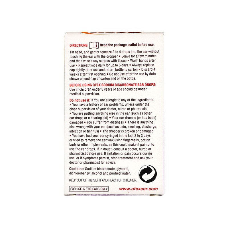 Otex Sodium Bicarbonate Ear Drops
