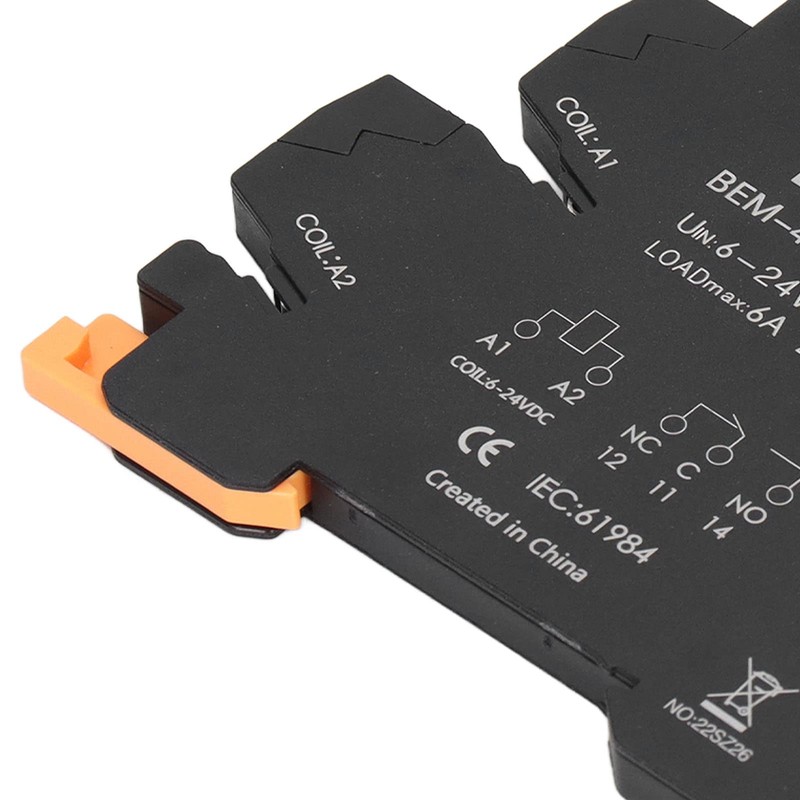 ANKROYU 6a 6‑24V Thin Relay, DC Control AC Ultra Thin