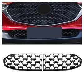 YEE PIN Compatible with 2019-2022 2023 2024 Mazda CX30 CX-30 Left Right Pair - Front Bumper Protector - Pads Inserts - Front Replacement Bumper Cover Upper Lower Grille