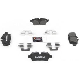MAGMA Fire Born Braking PMD1309M Semi-Metallic Brake Pads, Rear