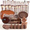 67 Piezas Set de Brochas para Maquillaje Profesional, Brochas de