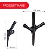 LouMaxx Coat Hook in Matt Black - Modern Metal Coat