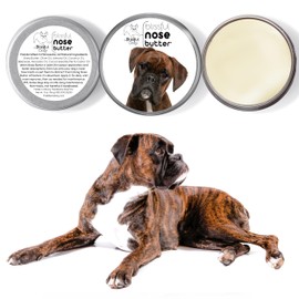 The Blissful Dog Brindle Boxer Nose Butter, Versatile Dog Nose Balm for Dry Nose, Handcrafted Nose Moisturizer, Easy-to-Apply Dog Essentials, Unscented, 1 oz.