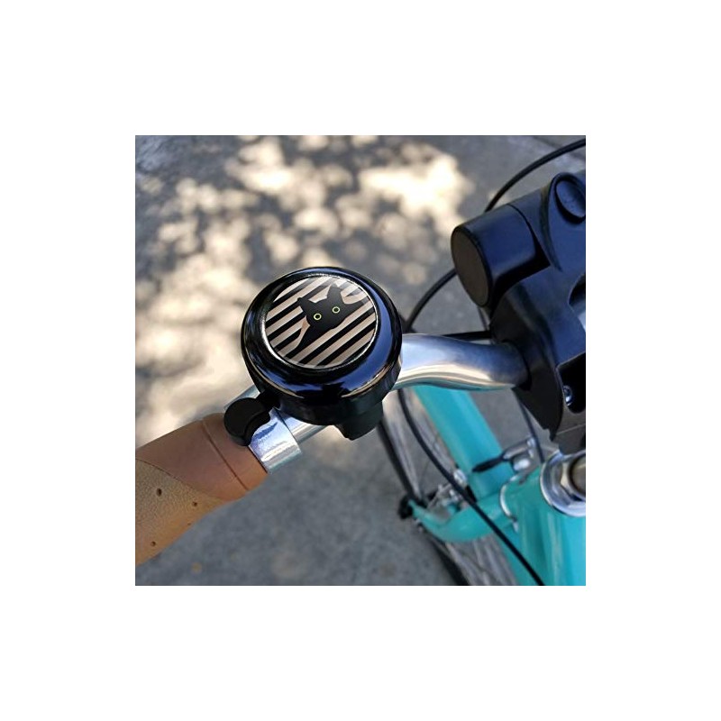 GRAPHICS & MORE Black Cat in Window Bicycle Handlebar Bike