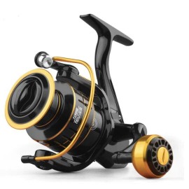 Linnhue Spinning Fishing Reel FA1000 5.2:1 Gear Ratio, No Gap Metal Spool, Max Drag  New