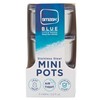 Smash Stainless Steel Mini Dressing/Sauce Pots, Blue, 60 ml Capacity
