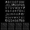 310 PCS Rhinestone Letters for Fabric, Crystal Alphabet Stickers