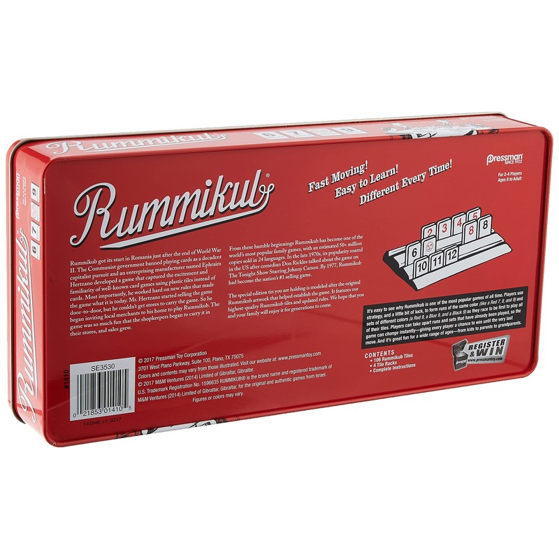 Rummikub in Retro Tin - The Original Rummy Tile Game