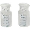 Prym 416660 KST transparent Kordelstopper, Kunststoff, 1 Loch, 2 Stück,