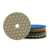 4" Dry Diamond Polishing Pads and Backer Pad - Sanding