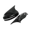 Carbon Fiber Rearview Side Mirror Cover Cap Housing Ox Horn