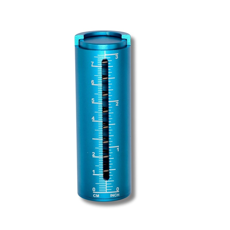 Pool Metal Aluminum Quarter Coin Holder, Spring Loaded, 33 Coin