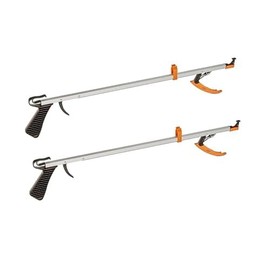 Cubii Health Easireach II Reacher, 26" Ergonomic Reaching Aid with Magnet, Lightweight 7 oz. Magnetic Grabber Tool & Reaching Claw, Aluminum Trash Pickup, Lightbulb Remover, & Garden Nabber, Pack of 2