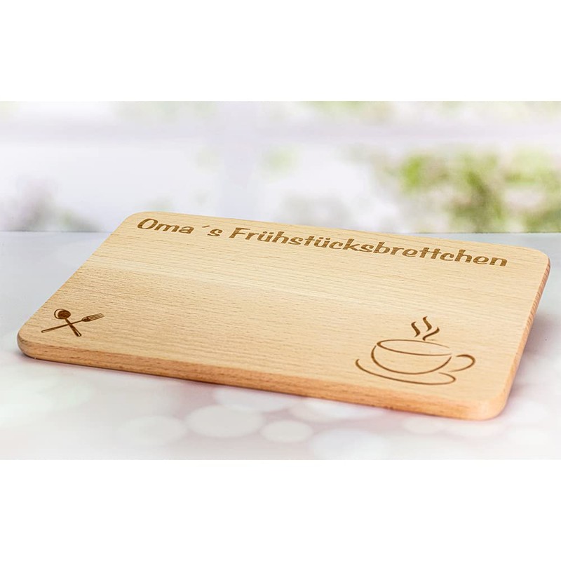 Breakfast Board / Breakfast Board with Engraving-Gift for NAN Wooden
