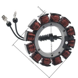 JBphxior 29951-99 Stator Coil FIT For Harley Davidson 1999-2003 Dyna Super Glide Wide Glide Low Rider, Softail, Fat Boy,Night Train,OEM Part Number 29951-99