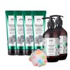flu [Flu] Set of 4 original body scrubs 200g +