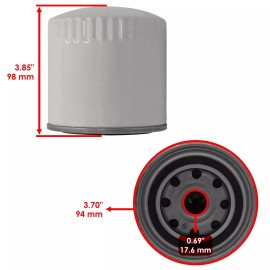 Caltric Hydraulic Reservoir Oil Filter for John Deere 260 310 370E 410 444 TC44 Forklift