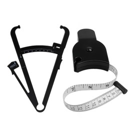 1 Piece Fat Clamp, 1 Piece Small Tape Measure, Accessories for Fat Measurement, Body Volume Meter, Digital Meter, Body Fat Counter