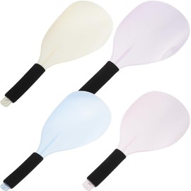 Totority Protectores Faciales de Plástico con Asa para Peluquería, 4 Piezas, para Corte de Cabello y Maquillaje, Protección para el Rostro en Salón