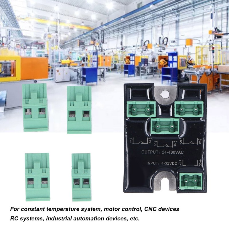 BERM 3 Phase Solid State Relay Mini SSR Relay Connector