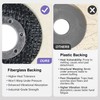 SCOTTCHEN Fiberglass Backing Wool Felt Polishing Wheel Disc,4-1/2" x 7/8"