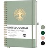 RETTACY Bullet Dotted Journal - A4 Notebook Hardcover Leather Journal,Dot